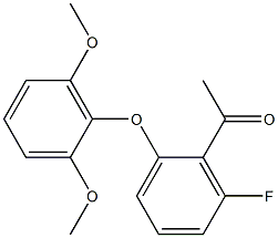  1-[2-(2,6-dimethoxyphenoxy)-6-fluorophenyl]ethan-1-one