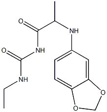 1-[2-(2H-1,3-benzodioxol-5-ylamino)propanoyl]-3-ethylurea|