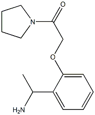  1-[2-(2-oxo-2-pyrrolidin-1-ylethoxy)phenyl]ethanamine