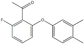 1-[2-(3,4-dimethylphenoxy)-6-fluorophenyl]ethan-1-one