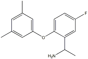 1-[2-(3,5-dimethylphenoxy)-5-fluorophenyl]ethan-1-amine|