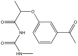  1-[2-(3-acetylphenoxy)propanoyl]-3-methylurea