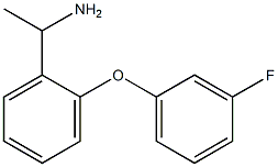 1-[2-(3-fluorophenoxy)phenyl]ethan-1-amine Struktur