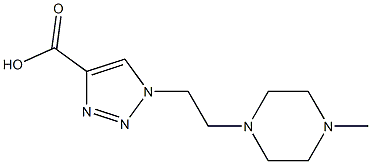 1-[2-(4-methylpiperazin-1-yl)ethyl]-1H-1,2,3-triazole-4-carboxylic acid