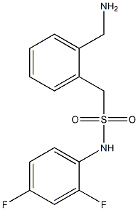 1-[2-(aminomethyl)phenyl]-N-(2,4-difluorophenyl)methanesulfonamide