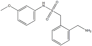 1-[2-(aminomethyl)phenyl]-N-(3-methoxyphenyl)methanesulfonamide