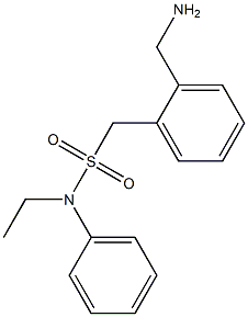 1-[2-(aminomethyl)phenyl]-N-ethyl-N-phenylmethanesulfonamide