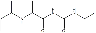 1-[2-(butan-2-ylamino)propanoyl]-3-ethylurea 结构式