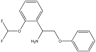 1-[2-(difluoromethoxy)phenyl]-2-phenoxyethanamine