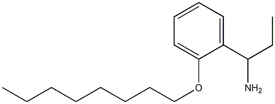 1-[2-(octyloxy)phenyl]propan-1-amine Structure