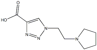 1-[2-(pyrrolidin-1-yl)ethyl]-1H-1,2,3-triazole-4-carboxylic acid