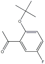 1-[2-(tert-butoxy)-5-fluorophenyl]ethan-1-one Structure