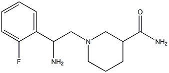 1-[2-amino-2-(2-fluorophenyl)ethyl]piperidine-3-carboxamide