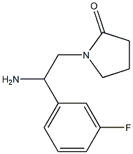 1-[2-amino-2-(3-fluorophenyl)ethyl]pyrrolidin-2-one|