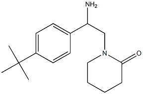 1-[2-amino-2-(4-tert-butylphenyl)ethyl]piperidin-2-one Structure