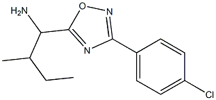 1-[3-(4-chlorophenyl)-1,2,4-oxadiazol-5-yl]-2-methylbutan-1-amine