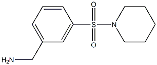 1-[3-(piperidin-1-ylsulfonyl)phenyl]methanamine 结构式