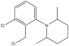 1-[3-chloro-2-(chloromethyl)phenyl]-2,6-dimethylpiperidine