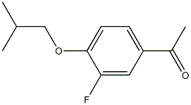 1-[3-fluoro-4-(2-methylpropoxy)phenyl]ethan-1-one|