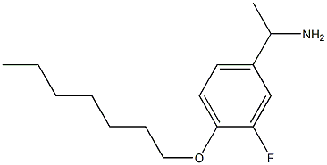 1-[3-fluoro-4-(heptyloxy)phenyl]ethan-1-amine