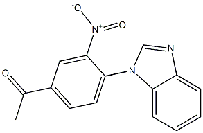  1-[4-(1H-1,3-benzodiazol-1-yl)-3-nitrophenyl]ethan-1-one