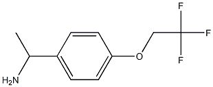 1-[4-(2,2,2-trifluoroethoxy)phenyl]ethanamine Structure