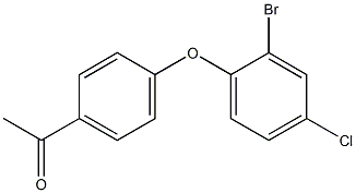 1-[4-(2-bromo-4-chlorophenoxy)phenyl]ethan-1-one