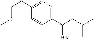  1-[4-(2-methoxyethyl)phenyl]-3-methylbutan-1-amine