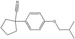 1-[4-(2-methylpropoxy)phenyl]cyclopentane-1-carbonitrile