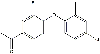  1-[4-(4-chloro-2-methylphenoxy)-3-fluorophenyl]ethan-1-one