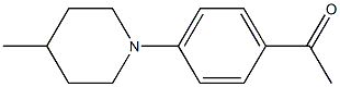 1-[4-(4-methylpiperidin-1-yl)phenyl]ethan-1-one Structure