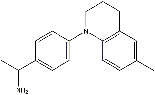1-[4-(6-methyl-1,2,3,4-tetrahydroquinolin-1-yl)phenyl]ethan-1-amine Structure
