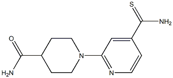 1-[4-(aminocarbonothioyl)pyridin-2-yl]piperidine-4-carboxamide