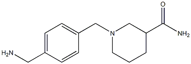 1-[4-(aminomethyl)benzyl]piperidine-3-carboxamide Structure