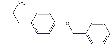 1-[4-(benzyloxy)phenyl]propan-2-amine Structure