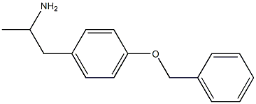 1-[4-(benzyloxy)phenyl]propan-2-amine Struktur