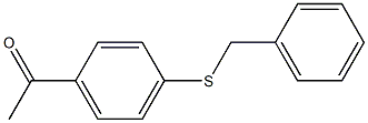 1-[4-(benzylsulfanyl)phenyl]ethan-1-one Structure