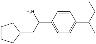 1-[4-(butan-2-yl)phenyl]-2-cyclopentylethan-1-amine