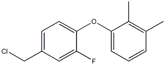 1-[4-(chloromethyl)-2-fluorophenoxy]-2,3-dimethylbenzene|