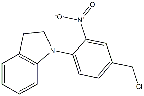  1-[4-(chloromethyl)-2-nitrophenyl]-2,3-dihydro-1H-indole