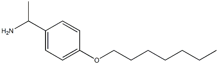1-[4-(heptyloxy)phenyl]ethan-1-amine Struktur