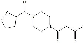  1-[4-(oxolan-2-ylcarbonyl)piperazin-1-yl]butane-1,3-dione