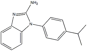  1-[4-(propan-2-yl)phenyl]-1H-1,3-benzodiazol-2-amine