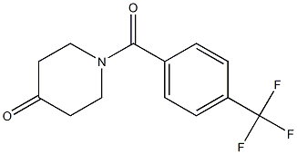 1-[4-(trifluoromethyl)benzoyl]piperidin-4-one|