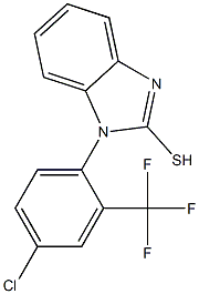  1-[4-chloro-2-(trifluoromethyl)phenyl]-1H-1,3-benzodiazole-2-thiol