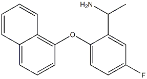 1-[5-fluoro-2-(naphthalen-1-yloxy)phenyl]ethan-1-amine