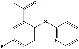 1-[5-fluoro-2-(pyridin-2-ylsulfanyl)phenyl]ethan-1-one