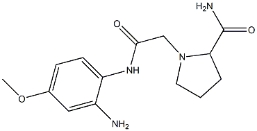 1-{[(2-amino-4-methoxyphenyl)carbamoyl]methyl}pyrrolidine-2-carboxamide|