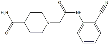 1-{[(2-cyanophenyl)carbamoyl]methyl}piperidine-4-carboxamide