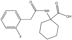 1-{[(2-fluorophenyl)acetyl]amino}cyclohexanecarboxylic acid